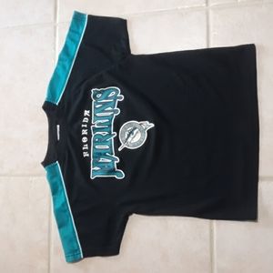 Team Athletics Florida Marlins short sleeve youth shirt Sx M/S M/8 #086